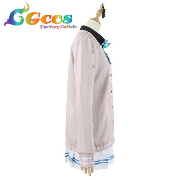 画像2: バーチャルYouTuber VTuber 神楽七奈 ななかぐら カグラナナ 制服 コスプレ衣装 (2)