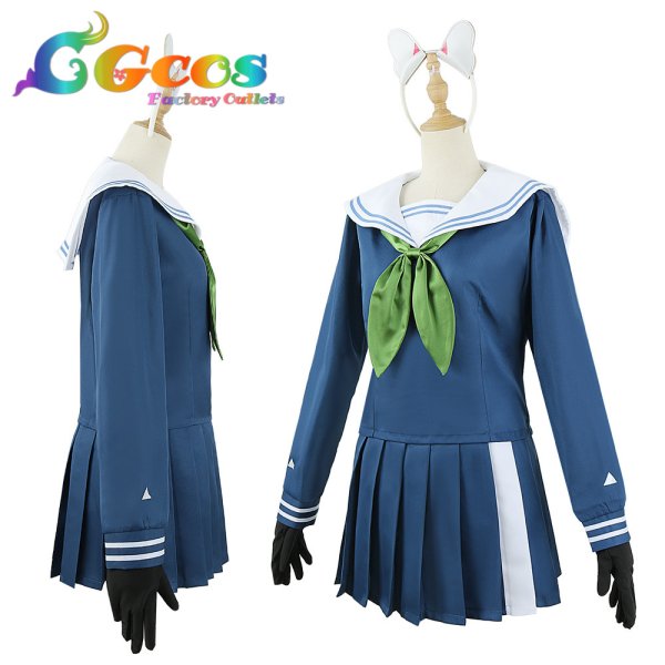 画像2: ブルーアーカイブ 霞沢ミユ コスプレ衣装 (2)