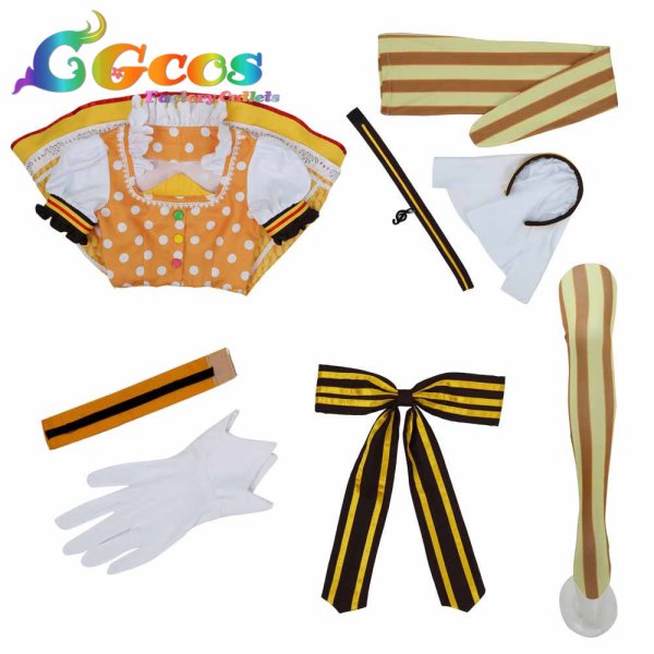 画像6: VOCALOID Amazing Dolce 鏡音リン モジュール パティシエグレーテル コスプレ衣装 (6)