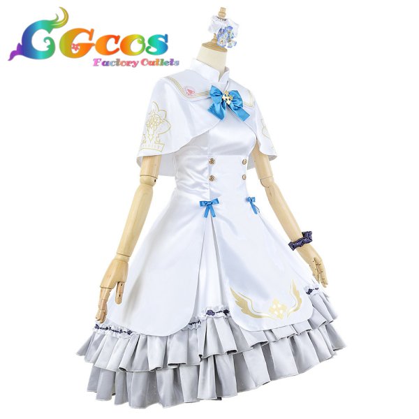 画像3: 「一部在庫あり」ブルーアーカイブ 聖園ミカ コスプレ衣装 (3)