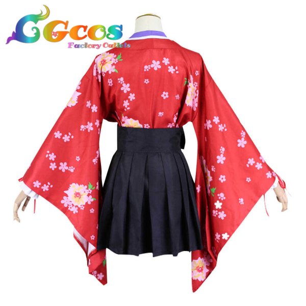 画像4: バーチャルYouTuber VTuber 大神ミオ 正月衣装 コスプレ衣装 (4)