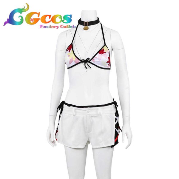 画像3: バーチャルYouTuber VTuber 大神ミオ 水着 コスプレ衣装 (3)