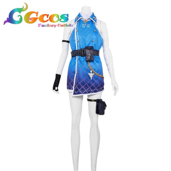 画像3: バーチャルYouTuber VTuber セレン龍月 司令官 コスプレ衣装 (3)