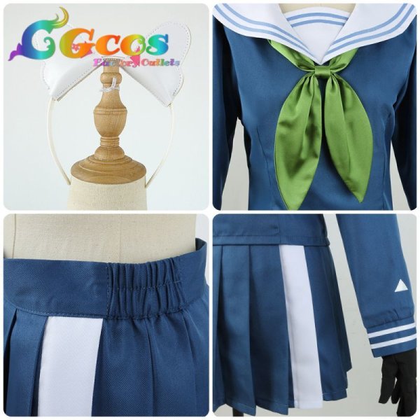 画像4: ブルーアーカイブ 霞沢ミユ コスプレ衣装 (4)