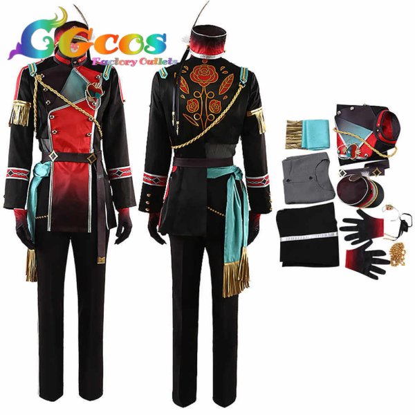 画像3: あんさんぶるスターズ! Fantasy?トランプ in UNDERLAND 天城一彩 礼瀬マヨイ 白鳥藍良 風早巽 コスプレ衣装 (3)