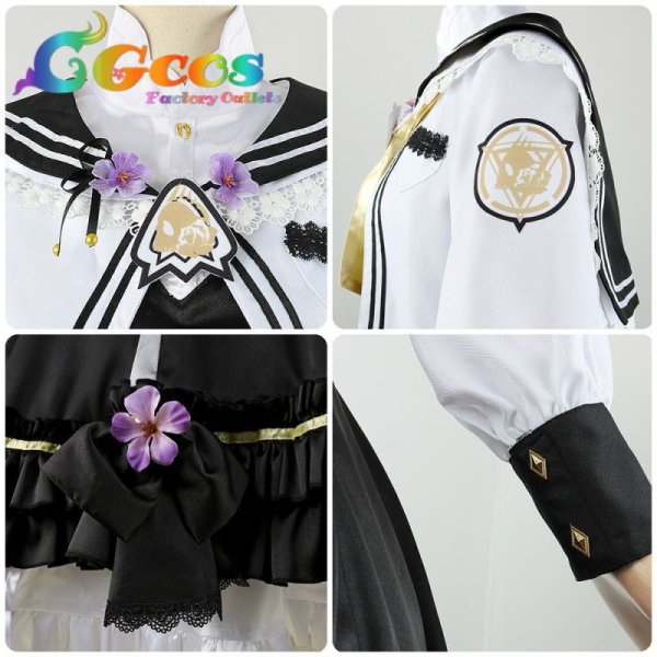 画像6: 「一部在庫あり」ブルーアーカイブ 白洲アズサ コスプレ衣装 (6)
