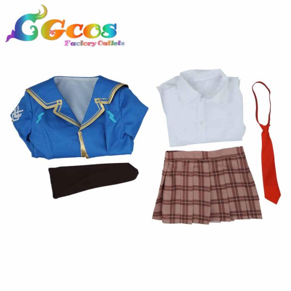 画像6: ヘブンバーンズレッド ヘブバン 茅森月歌 コスプレ衣装 (6)