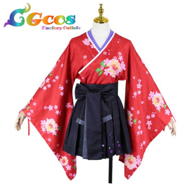 画像3: バーチャルYouTuber VTuber 大神ミオ 正月衣装 コスプレ衣装 (3)