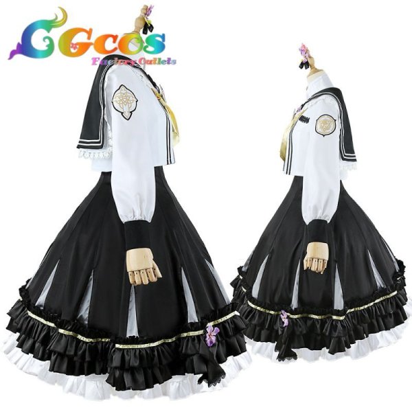 画像3: 「一部在庫あり」ブルーアーカイブ 白洲アズサ コスプレ衣装 (3)