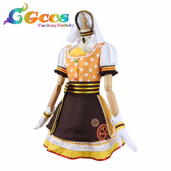 画像3: VOCALOID Amazing Dolce 鏡音リン モジュール パティシエグレーテル コスプレ衣装 (3)