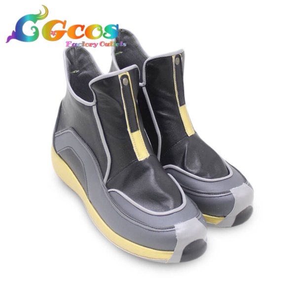 画像2: バーチャルYouTuber Vtuber コスプレ靴 夜十神封魔 初期 コスプレブーツ コスプレ衣装 (2)