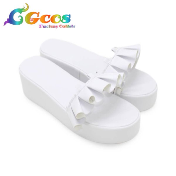 画像2: 艦隊これくしょん -艦これ- コスプレ靴 狭霧改 水着mode コスプレブーツ コスプレ衣装 (2)