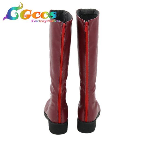 画像3: HUNTER×HUNTER ハンター×ハンター コスプレ靴 アルカ=ゾルディック コスプレブーツ コスプレ衣装 (3)