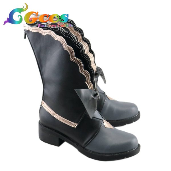 画像2: Arcaea　アーケア　コスプレ靴　傘対立　Grievous Lady　コスプレブーツ　コスプレ衣装 (2)