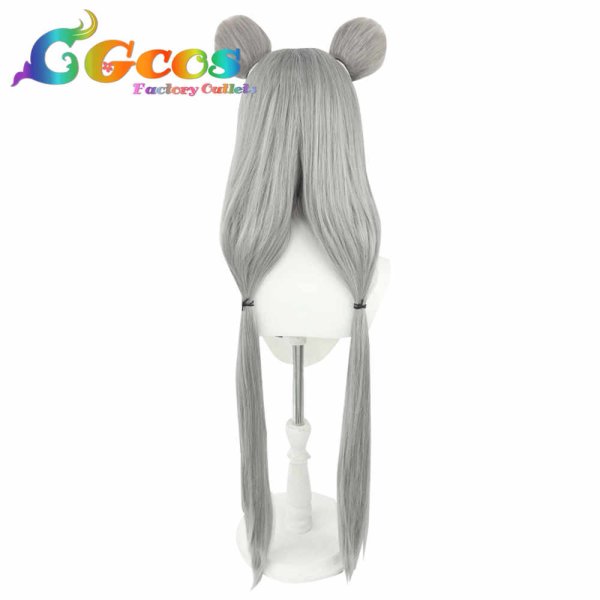 画像2: アークナイツ ウィッグ 林雨霞 リン・ユーシャ 三周年Ver. コスプレ衣装 (2)