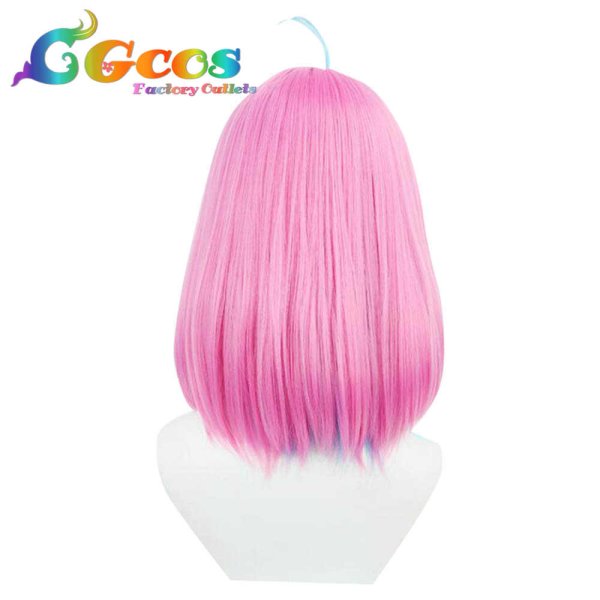 画像2: バーチャルYouTuber VTuber ウィッグ 湊あくあ 短髪 コスプレ衣装 (2)