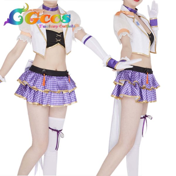 画像4: バーチャルYouTuber VTuber 一伊那尓栖 English-Myth- 活動2周年記念 コスプレ衣装 (4)