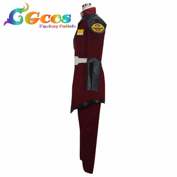 画像2: 機動戦士ガンダムSEED DESTINY ルナマリア・ホーク ザフト軍服 コスプレ衣装 (2)
