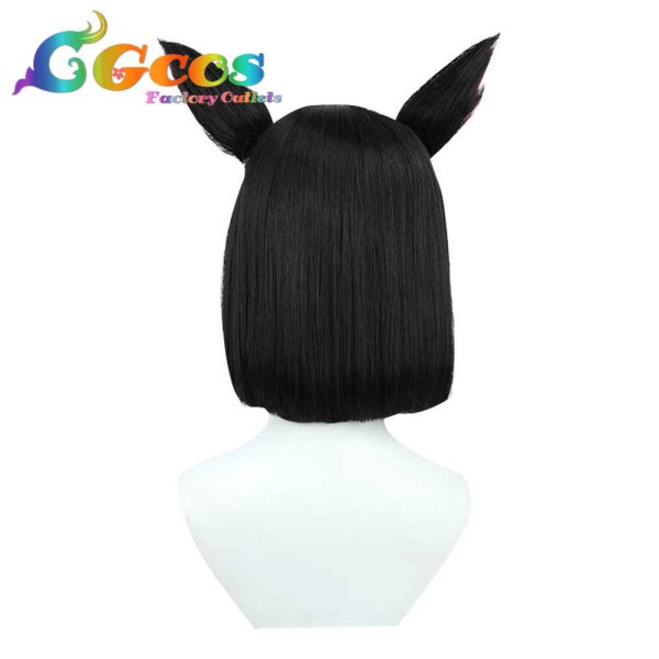 画像2: ブルーアーカイブ　ウィッグ　杏山カズサ　コスプレ衣装 (2)