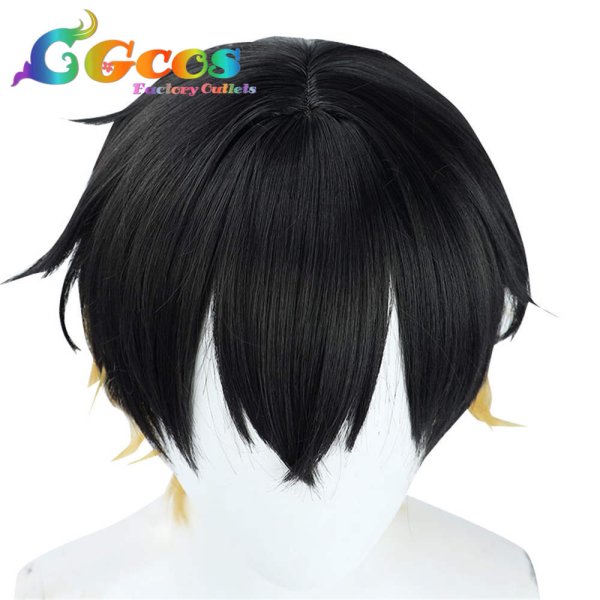 画像2: バーチャルYouTuber VTuber ウィッグ 夜十神封魔 コスプレ衣装 (2)