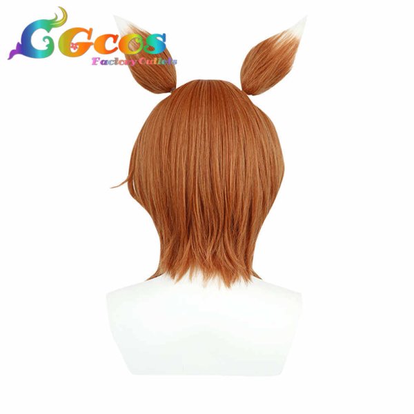 画像2: ウマ娘プリティーダービー ウィッグ ヤエノムテキ コスプレ衣装 (2)