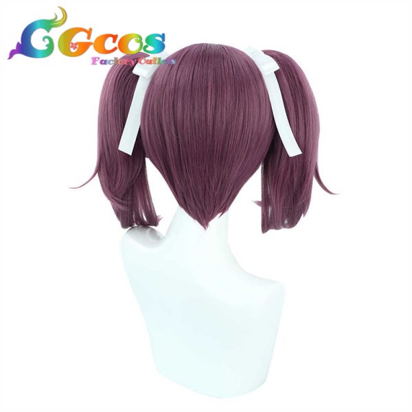 画像2: ラブライブ! サンシャイン!! ウィッグ 鹿角理亞 コスプレ衣装 (2)