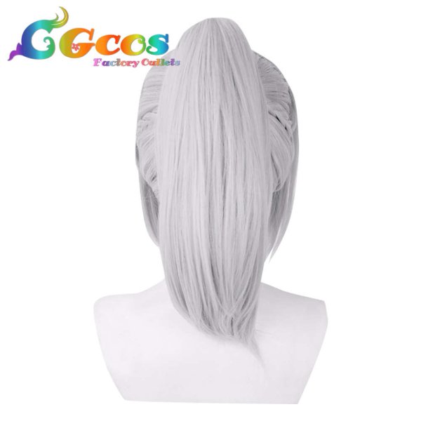 画像2: バーチャルYouTuber VTuber ウィッグ 白銀ノエル リリカル団長衣装 コスプレ衣装 (2)