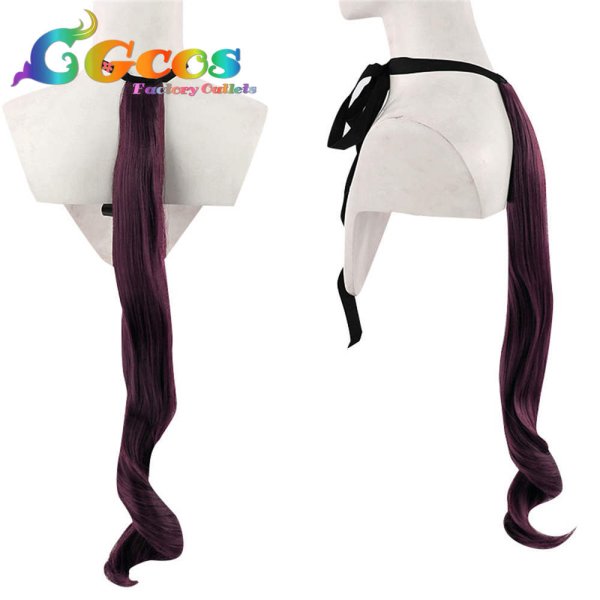 画像3: ウマ娘プリティーダービー ウィッグ ニシノフラワー コスプレ衣装 (3)