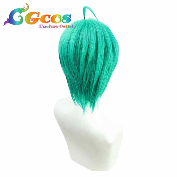 画像2: バーチャルYouTuber VTuber ウィッグ 緑仙 私服 コスプレ衣装 (2)