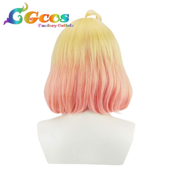 画像2: バーチャルYouTuber　VTuber　ウィッグ　Millie Parfait　ミリー・パフェ　グラデーション　コスプレ衣装 (2)