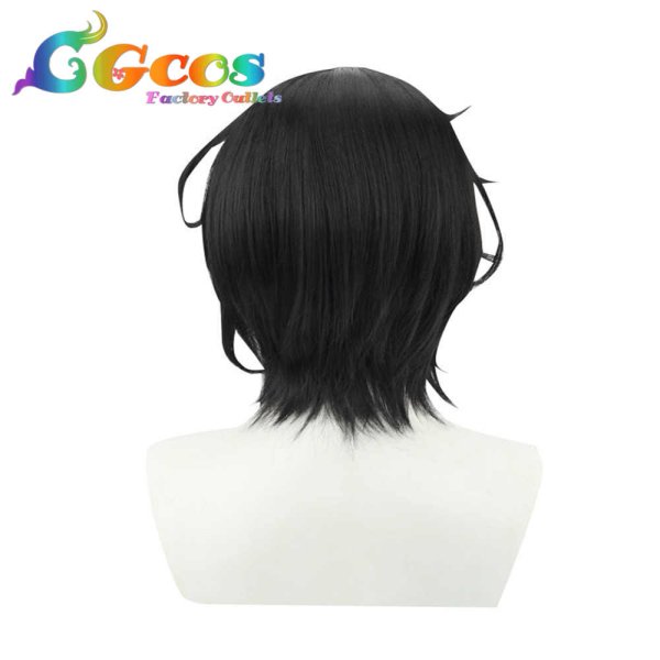 画像2: よふかしのうた ウィッグ 朝井アキラ コスプレ衣装 (2)