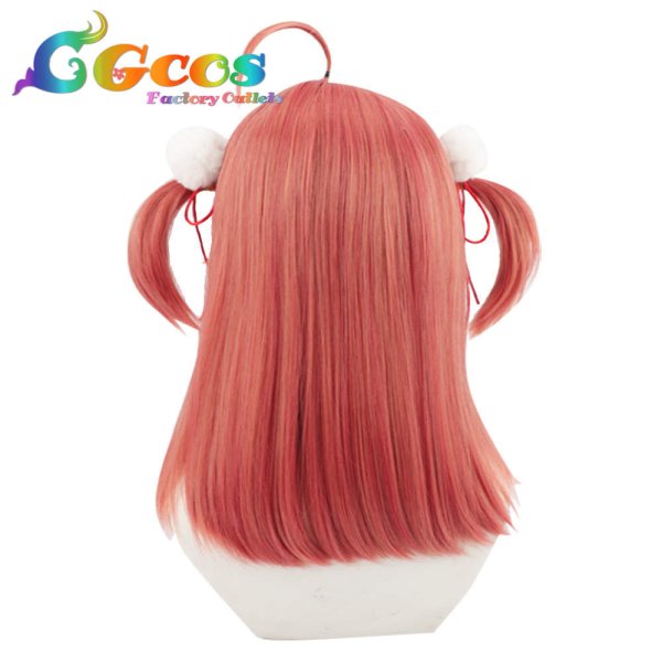 画像2: バーチャルYouTuber VTuber ウィッグ さくらみこ エリート巫女的戦闘服 コスプレ衣装 (2)