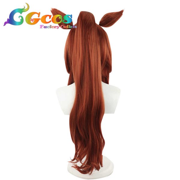 画像2: ウマ娘プリティーダービー ウィッグ マルゼンスキー 水着 コスプレ衣装 (2)