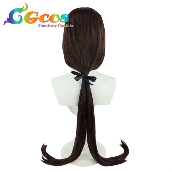 画像2: ウマ娘プリティーダービー ウィッグ 駿川たづな コスプレ衣装 (2)