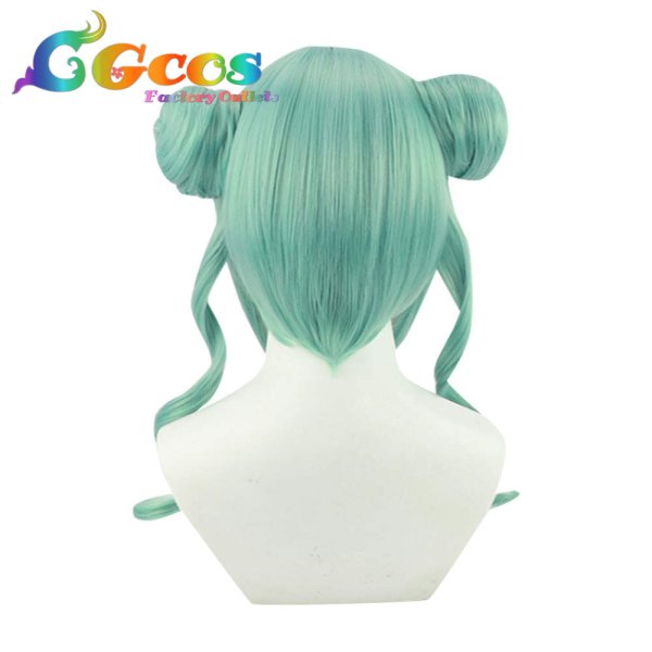 画像2: バーチャルYouTuber VTuber ウィッグ フィナーナ・竜宮 Finana Ryugu 和風ドレス コスプレ衣装 (2)