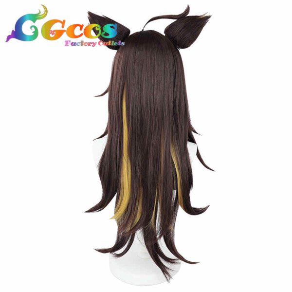 画像2: 原神 げんしん ウィッグ ディシア Dehya コスプレ衣装 (2)