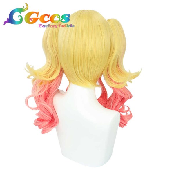 画像2: アイカツスターズ! ウィッグ 虹野ゆめ コスプレ衣装 (2)