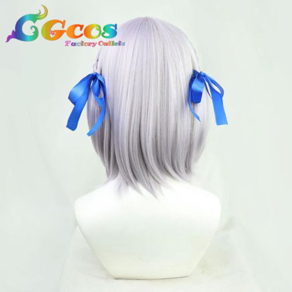 画像3: バーチャルYouTuber VTuber ウィッグ 白銀ノエル 私服衣装 コスプレ衣装 (3)