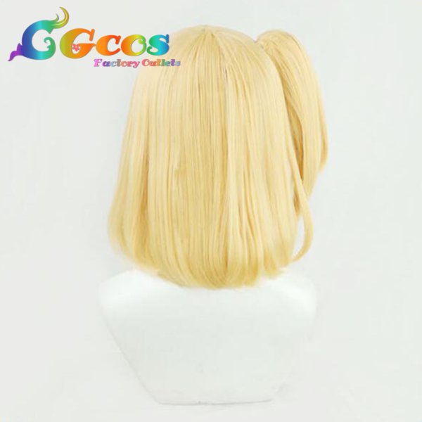 画像2: バーチャルYouTuber VTuber ウィッグ ワトソン・アメリア コスプレ衣装 (2)