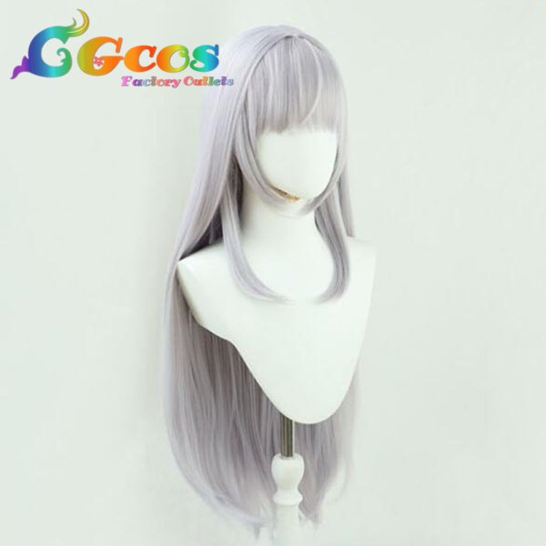 画像3: バーチャルYouTuber VTuber ウィッグ 白銀ノエル ディアンドル娘衣装 コスプレ衣装 (3)