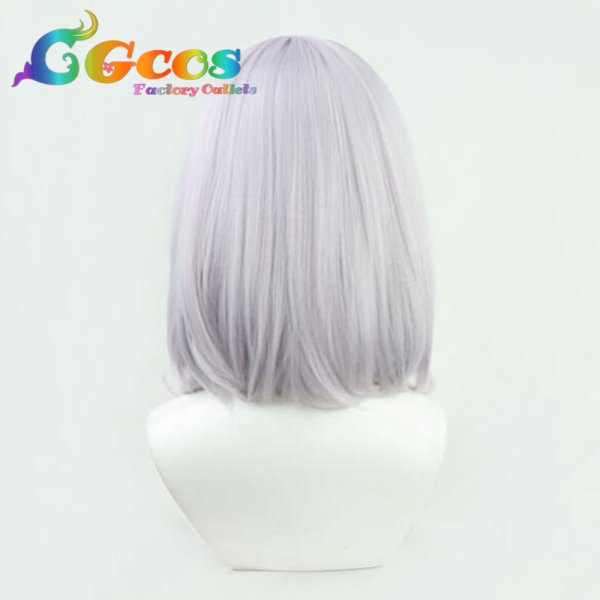 画像4: バーチャルYouTuber VTuber ウィッグ 白銀ノエル 通常衣装 コスプレ衣装 (4)
