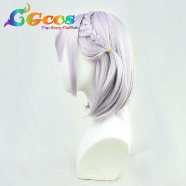画像2: バーチャルYouTuber VTuber ウィッグ 白銀ノエル 私服衣装 コスプレ衣装 (2)