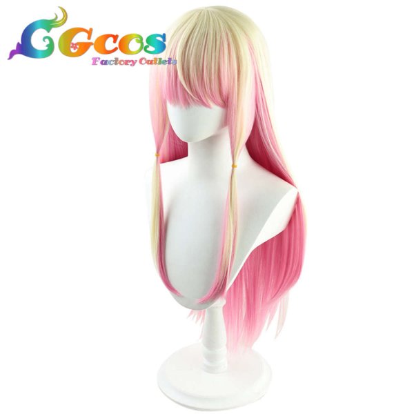 画像3: バーチャルYouTuber VTuber ウィッグ  桃鈴ねね お正月衣装2022 コスプレ衣装 (3)