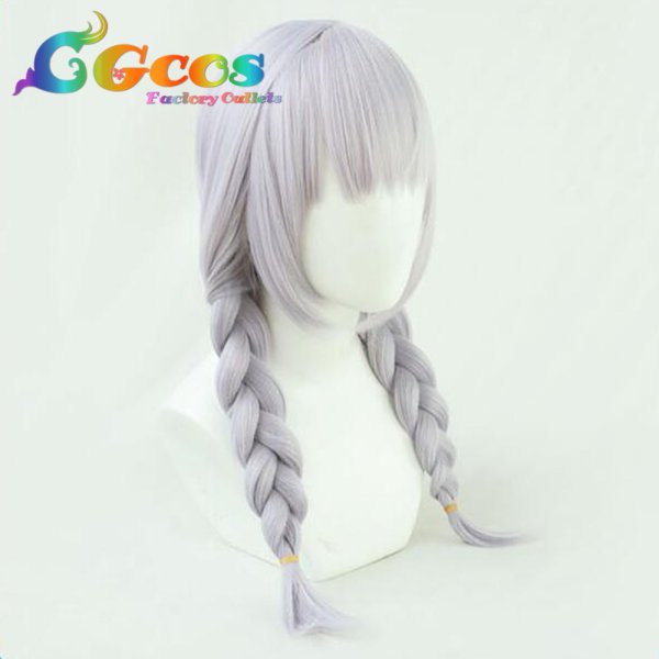 画像3: バーチャルYouTuber VTuber ウィッグ 白銀ノエル ディアンドル娘衣装 コスプレ衣装 (3)