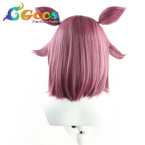 画像2: ウマ娘プリティーダービー ウィッグ サクラチヨノオー コスプレ衣装 (2)