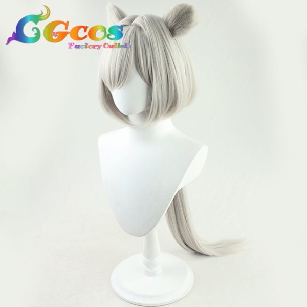 画像2: アークナイツ ウィッグ オーロラ Aurora コスプレ衣装 (2)