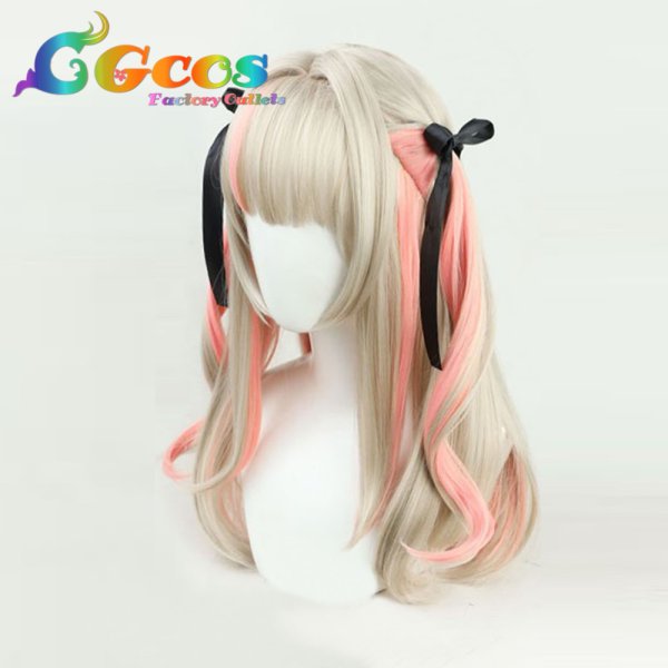 画像2: バーチャルYouTuber VTuber ウィッグ 魔界ノりりむ コスプレ衣装 (2)