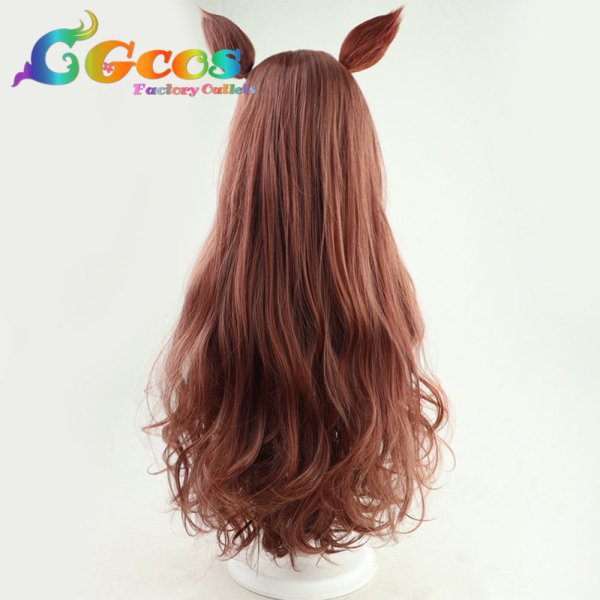 画像2: ウマ娘プリティーダービー ウィッグ メジロブライト コスプレ衣装 (2)