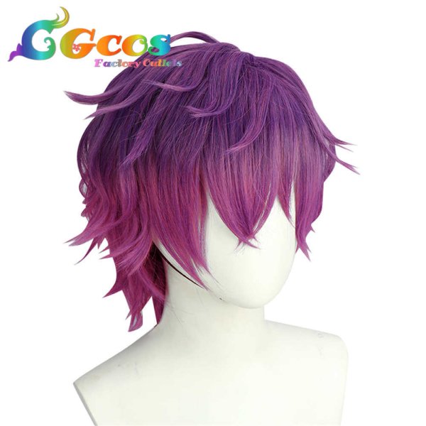 画像2: バーチャルYouTuber VTuber ウィッグ Uki Violeta 浮奇ヴィオレタ コスプレ衣装 (2)