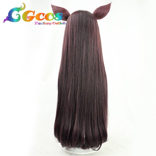 画像4: ウマ娘プリティーダービー ウィッグ メジロドーベル コスプレ衣装 (4)